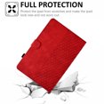thumbnail image 2 of for Samsung Galaxy Tab S6 Lite 10.4" 2020 / 2022 / 2024 Folio Case, Premium PU Leather Auto Wake / Sleep Stand with Pen Slot and Card Slots Magnetic Lightweight Case Cover, Red, 2 of 6