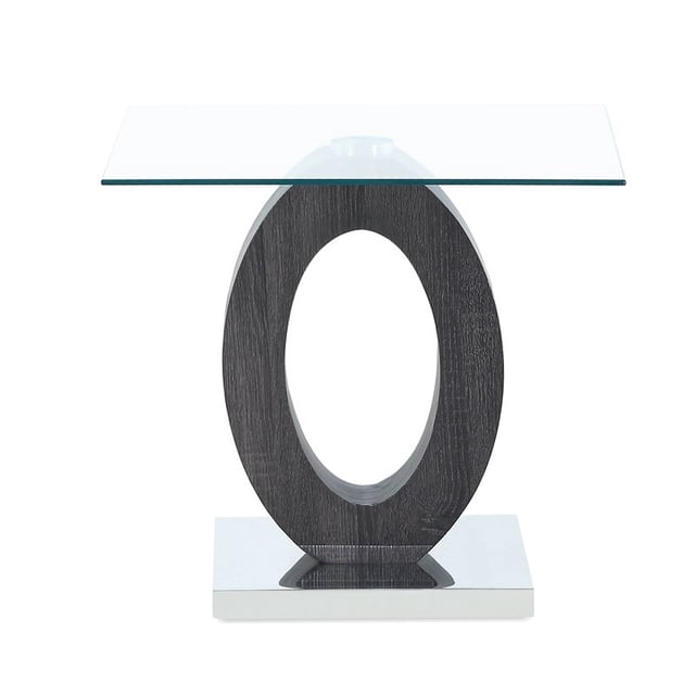 Global Furniture USA Table d'Appoint Base Ovale