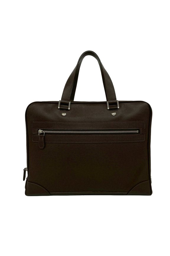 Pre-Owned LOUIS VUITTON Igor Taiga Leather Business Bag Briefcase Handbag Brown 72536