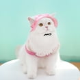 thumbnail image 3 of Cat Hats for Cats , Cat Sun Hat with Ear Hole, Cat Cowboy Hats sunscreen,Adjustable Rope Buckle Bucket Hat for Pets, 3 of 4