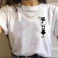 thumbnail image 3 of Camiseta con estampado sencillo y bonito para niños, niñas y adolescentes, ropa de verano para niños, camiseta con estampado divertido de dibujos animados, camiseta de algodón a la moda para niños y e, 3 of 5