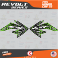 thumbnail image 4 of Kalair GFX Graphics Kit for Honda CRF70 (2004-2023) Revolt Series, 4 of 5