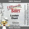 Ultimate Baker Silver Luster Dust - Kosher Certified Natural Silver Dusting Powder (5grams)