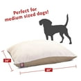 thumbnail image 2 of Majestic Pet Solid Color Rectangular Pillow Dog Bed Machine Washable Khaki Medium 30" x 40" x 8", 2 of 5