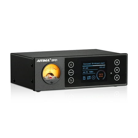 AIYIMA Audio DP01 Digital Player USB Preamp OLED Lossless MP3 Music Player Coaxial Optical DSP256 Decoding Preamplifier