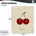 thumbnail image 4 of Stupell Industries Victorian Cherry Fruit Portrait Canvas Art, 30 x 40, by Danielle Murray, 4 of 8