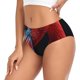 thumbnail image 2 of Balery Closeup Red Flamingo Portrait Ropa Interior de Algodón para Mujer con Dibujo – Braguitas Cómodas y Elásticas, Estilo Clásico-XX-Large, 2 of 6
