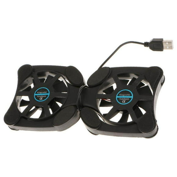USB Mini Folding 2 Fan Laptop Notebook Cooling Cooler Pad