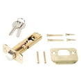 thumbnail image 6 of Brinks Keyed Entry Tulip Style Doorknob, Polished Brass Finish, 6 of 15