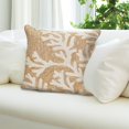 thumbnail image 1 of Liora Manne Frontporch Coral Indoor Outdoor Decorative Pillow Neutral, 1 of 2