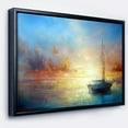 thumbnail image 1 of Designart - Quai de Paysage Marin - Impression sur Toile Encadrée, 1 of 4