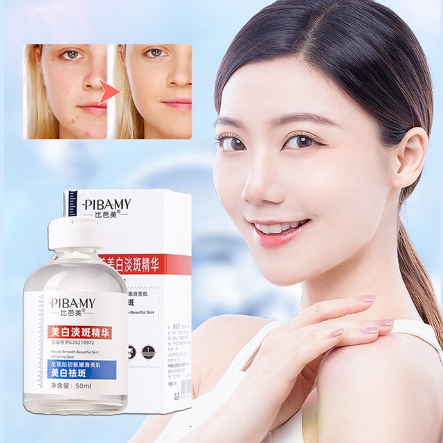 Xihbxyly Liquidación de verano Blanqueador y blanqueador de manchas 50 ml, limpia el tono amarillo, aclara la melanina y aclara el tono de la piel