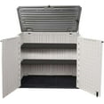 thumbnail image 3 of Decksplore Metal Laminate Shelving for 35 Cu.ft Horizontal Storage Shed, One Shelf to Hold 44 lbs, 46 in * 15 in, One Piece in The Package with 4 Screws, 11LBS, 3 of 8
