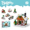 thumbnail image 1 of Regalo de Navidad compatible con Lego Puzzle ensamblado antiguo árbol de Navidad bloques de construcción ocho caja de música juguete regalo de vacaciones, 1 of 6
