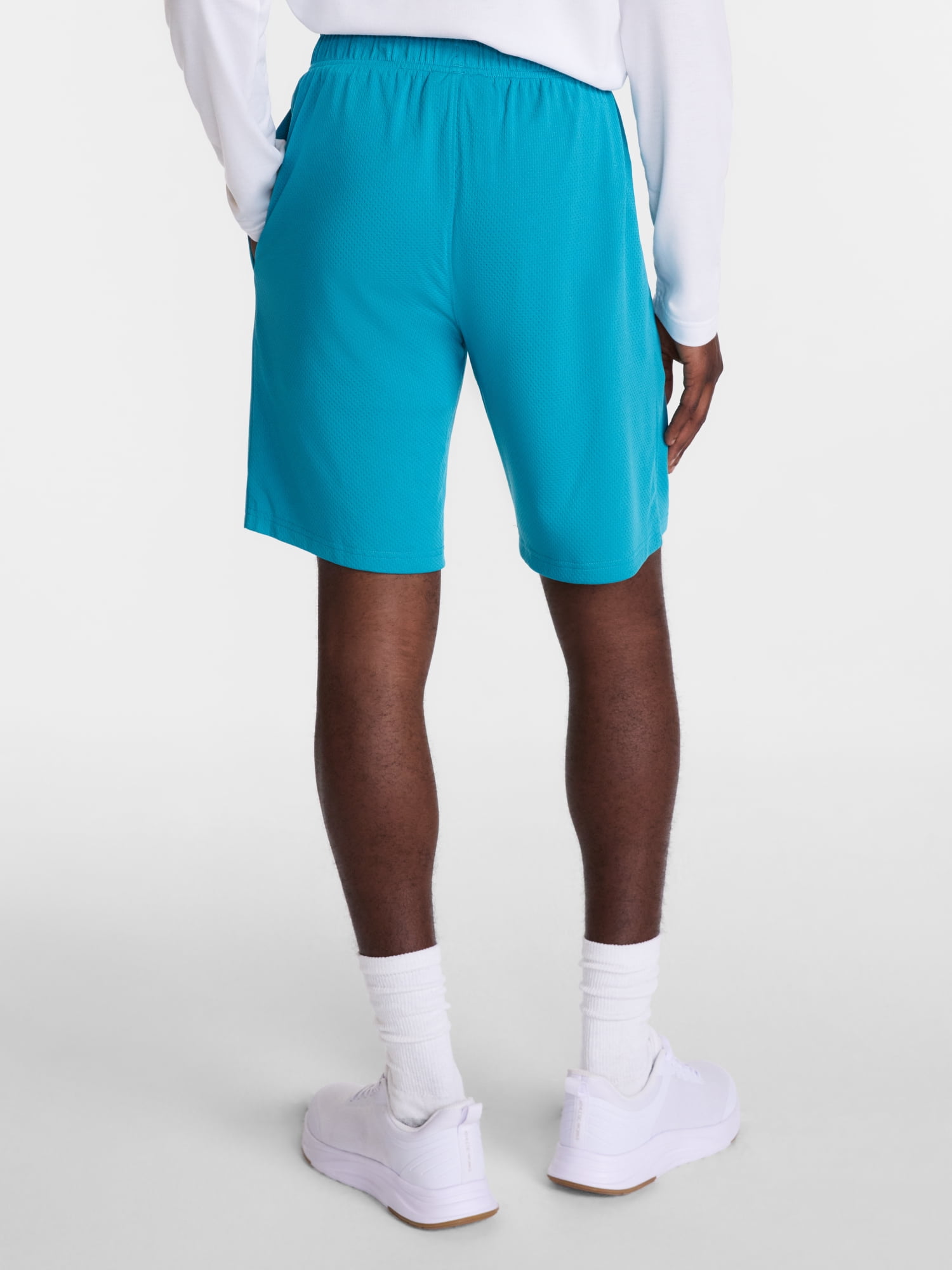 Athletic Works Men's and Big Men's Active Mesh Shorts, 9" Inseam, Sizes XS-5XB