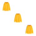 thumbnail image 3 of Baohd Rester Chic et Confortable Femmes Sweat à Capuche pour Toute Saison Confortable Jaune L 3Set, 3 of 6