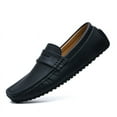 thumbnail image 3 of Big Size Men's Casual Loafers Slip On Leather Shoes Lightweight Driving Shoes Moccasins Classic Penny Loafer Flats Boat Shoes, 3 of 14