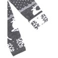 thumbnail image 4 of Infants & Toddlers Wool Knitted Winter-Thick Thermal Leggings | Santa Baby Nordic Reindeer (Charcoal, 12M), 4 of 5