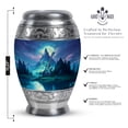 thumbnail image 2 of SABURIAL Guitar Urn - Large Burial Urn For Mom & Dad - Small Keepsake Urns For Human Ashes - Memorial Funeral Urns - Combo Of 10 Inch & 3 Inch, 2 of 7