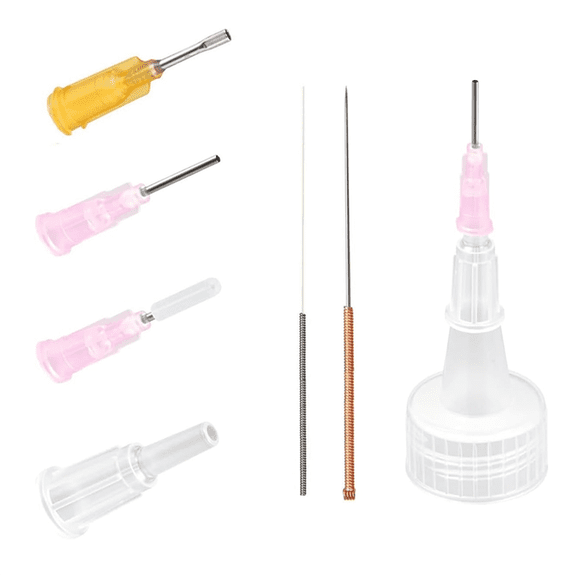 12-Pack Precision Applicator Caps - Precision Tip Applicator Caps for 2 Oz Acrylic Paint Bottles for DIY Crafters