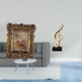 thumbnail image 2 of Marco de fotos,Marco de fotos retro Marco de fotos de mesa vintage,Marco de fotos adornado para colgar en la pared,decoración del hogar,Figura de escritorio,Escultura de nota musical para, 2 of 8