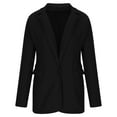 thumbnail image 3 of Womens Blazers for Work Professional Loose Blazers for Women Work Office Jackets Trendy Business Casual Outfits Plus Size Loose Outerwear Open Front Suit Chaquetas de Mujer Casual, 3 of 6