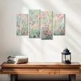 thumbnail image 2 of Elephant Stock Dancing Sakura Tree Wall Art - Horizontal Multi Panel Canvas - Living Room Wall Decor - Abstract Multi Panel - Pink And Blue Decor By Ann Marie Coolick - 24" x 14", 2 of 4