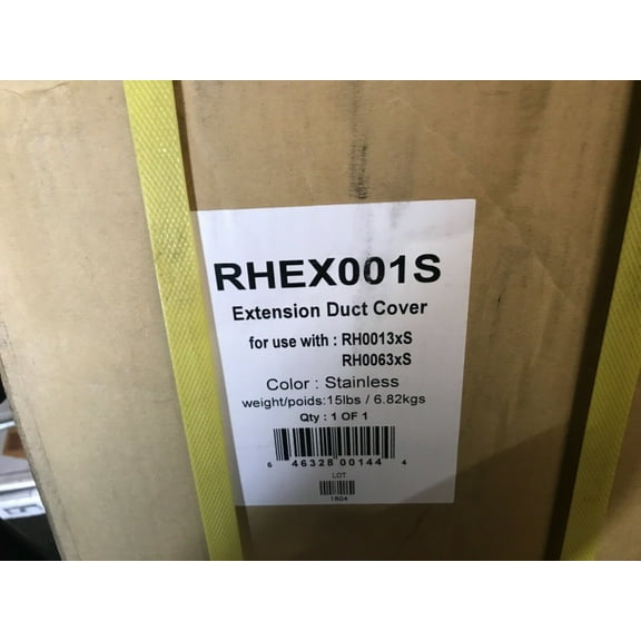 NEW Zephyr Duct Cover Stainless Steel Range Hood Accessories FOR RH0013XS AND