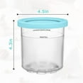 thumbnail image 3 of Ice cream cups for Ninja Creami NC500 – Ritmi – Ice cream maker – Ice cream molds – Milkshake cup – Ice cream making – Multi Color, 3 of 5
