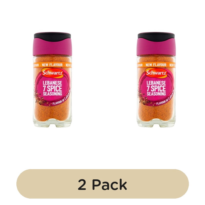 Schwartz Lebanese 7 Spice Seasoning 48g, British Import (Pack of 2)