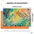 thumbnail image 6 of Yayeee Doormat for Indoor Entrance 32" x 20" Non Slippery Floor Rug, Colorful Plants, 6 of 8