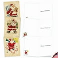 thumbnail image 3 of The Best Card Company 20 Assorted Christmas Notecards Bulk Box Set 4 x 5.12 Inch with Envelopes (10 Designs, 2 Each) Vintage Santa AM10143XSG-B2x10, 3 of 6