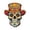 A006- F, variant on Sugar Skull Decor Wooden Wall Art 8 Inch Hanging Wall Decor Colorful Floral Design for Halloween Day of The Dead Dia de Los Muertos Indoor and Outdoor Home Display, 1 Pack