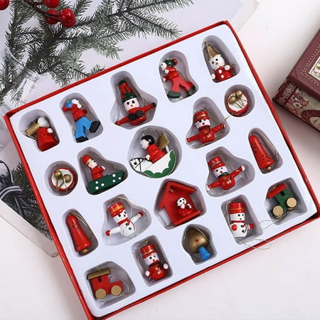 

Outdoor Christmas Decorations Clearance Creative Christmas Tree Decoration Pendant Box Wooden Pendant Window Props Ornaments Christmas Decorations JE2062