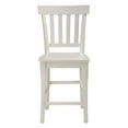 thumbnail image 2 of Jofran Madaket Rustic Solid Reclaimed Pine Slat Back Bar Stool (Set of 2), 2 of 3