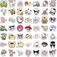 thumbnail image 5 of 100 pegatinas Kawaii, pegatinas de anime, pegatinas Helllokittty Mymelody&kuromi, paquete de pegatinas lindas, pegatinas impermeables para niños, pegatinas de vinilo estéticas, Ska, 5 of 5
