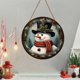 thumbnail image 3 of Letrero Navideño Con Muñeco De Nieve Para La Puerta Decoración Para La Puerta Principal Decoración Para Colgar En La Pared Colgador Navideño De Madera Para La Puerta Para Exteriores Porche Interior, 3 of 3