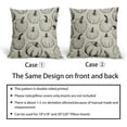 thumbnail image 5 of Fall Pillow Covers 16x16 Set of 2 Balck Pumpkin Autumn Themed Thanksgiving Harvest Print Decorative Throw Pillows Outdoor Pillowcase Farmhouse Linen Cushion Case Decor for Sofa Couch Bed, 5 of 6