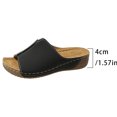 thumbnail image 2 of Sandalias Cuña Con Plataforma para Mujer Pantuflas Cojín Grueso Cómodas A La, 2 of 9