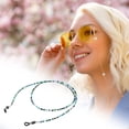 thumbnail image 5 of Unique Bargains 1 Pcs Eyeglass Chain Glasses Chain Beaded Pattern 70cm L Green, 5 of 5