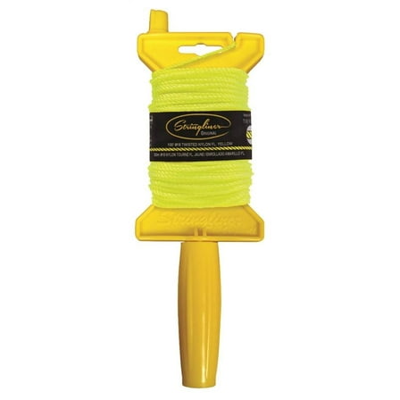 Stringliner 11112 Chalk Mason Line with Reel, 100', Yellow