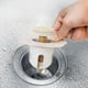 thumbnail image 4 of Filtro Universal para Lavabo con Tapón | Tapón para Fregadero con Control de Olores y Repelente | Filtro de Alcantarillado con Núcleo de Resorte | Diseño Antiobstrucción | Compatible con Cocina y, 4 of 6