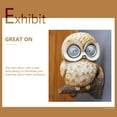 thumbnail image 3 of OUNONA 2Pcs Owl Statue Solar Lamp Resin Material Garden Light for Outdoor Yard Ambiance, 3 of 5