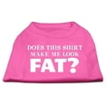 thumbnail image 1 of Does This Shirt Make Me Look Fat? Screen Printed Shirt Bright Pink Xxl (18), 1 of 1