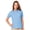 Light Blue, variant on BlueGeneration Ladies Avenger Micro Pique S/S Polo Light Blue Medium Solid