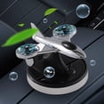 thumbnail image 5 of RKSTN Car Air Freshener plus Silver Car Aromatherapy, Solar - powered Car Instrument Rotating Decoration Supplies, 5 of 5