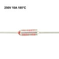 thumbnail image 3 of Uxcell 250V 10A 185 Celsius Circuit Cut Off Temperature Thermal Fuse 10 Pcs, 3 of 3