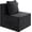 Black, variant on Yuanmin 32'' Multifoutional Boneless Chair Armless, Bean Bag Chair, Middle Sofa Seat of Cloud Sectional Couches for Living Room, Memory Foam Corduroy, Black