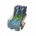 thumbnail image 4 of Happy Camper Soft Flannel Fleece Blanket, Outdoor Activity with Lake Mountain Forest and Trailer Summer Holiday Design, Cozy Plush for Indoor and Outdoor Use, 60" x 80", Multicolor, by Ambesonne, 4 of 6