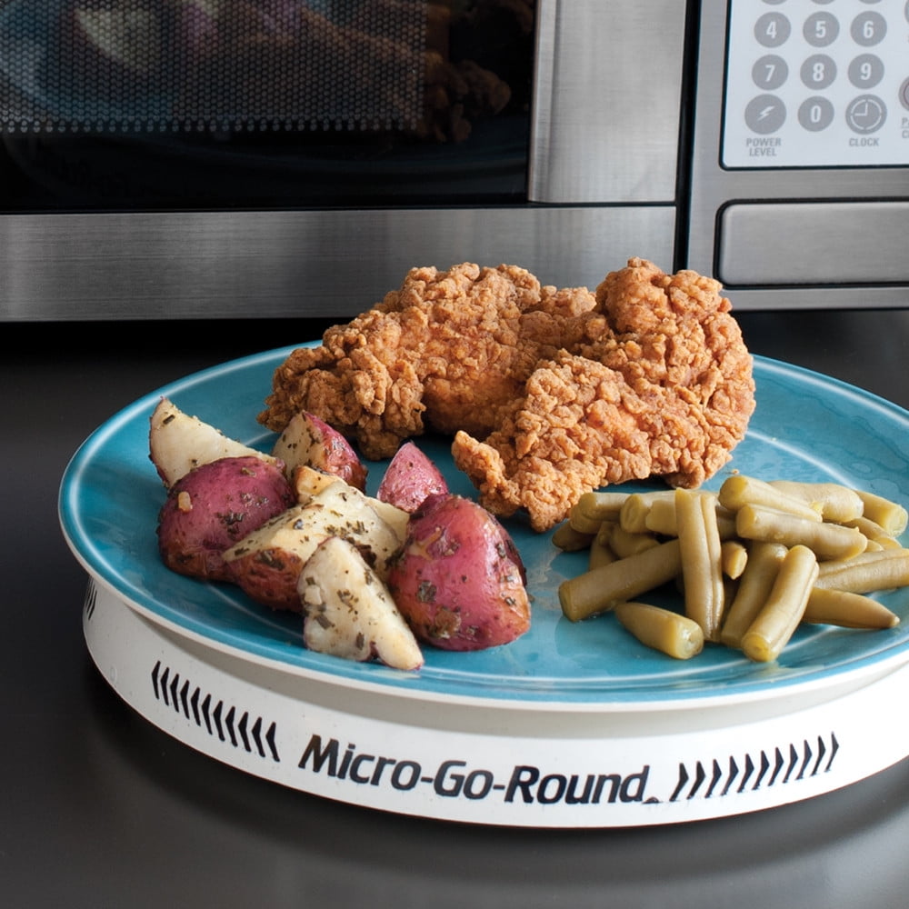 Nordic Ware Compact Micro-Go-Round, BPA-free and Melamine Free Plastic, 5 Year Warranty, 9.13" X 9.13" X 0.06"